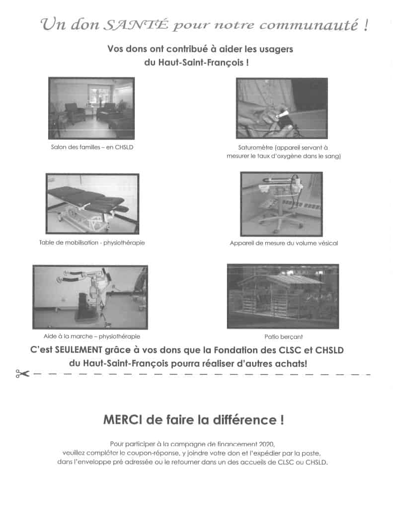 Campagne ANNUELLE de sollicitation 2020-