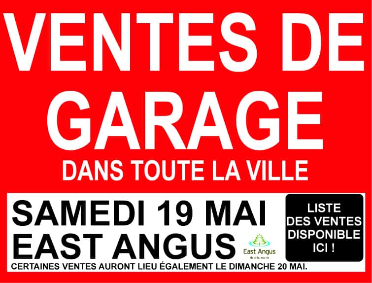 Vente de Garage East Angus