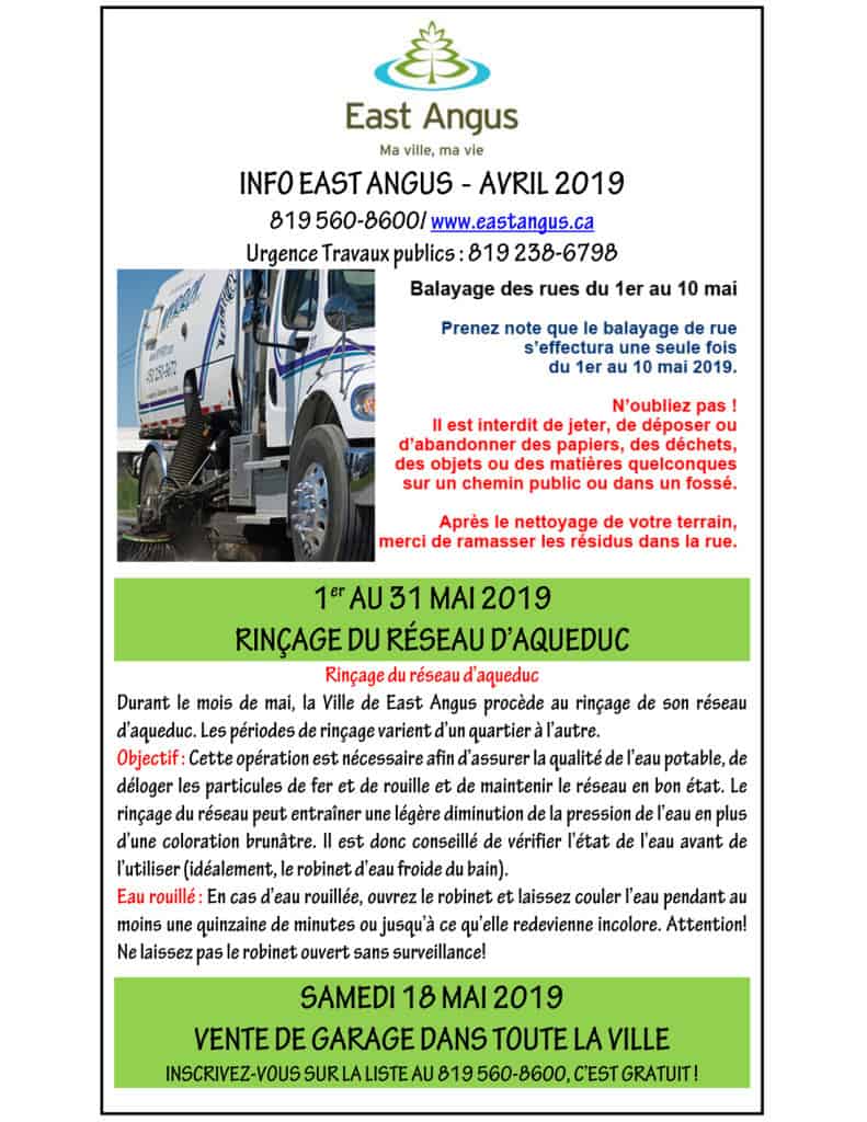 Microsoft Word - 2019-04 - Info East Angus