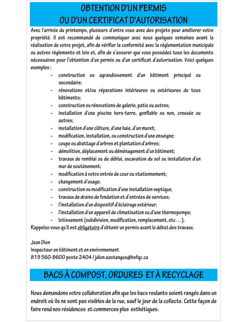 Microsoft Word - 2019-04 - Info East Angus