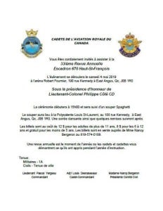 33e revue annuelle Cadets