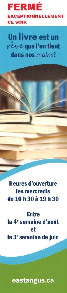 Bibliothèque fermée exceptionnellement