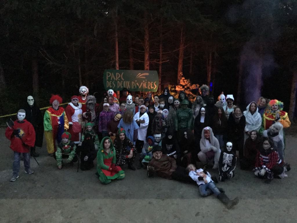 Bénévoles Forêt hantée de Freddy Angus 2019