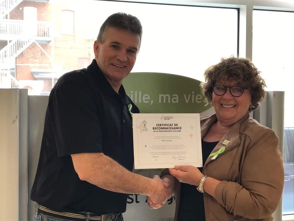 Michel Champigny et Lyne Boulanger - Persévérance scolaire