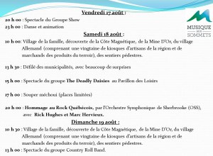 Musique aux sommets 2018