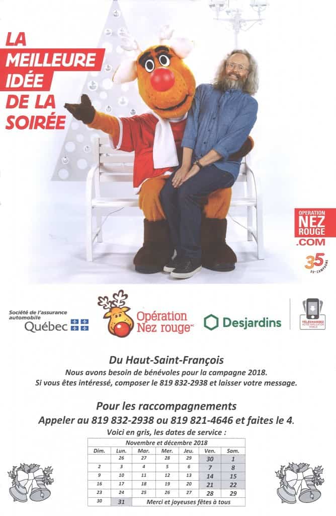 Opération Nez Rouge 2018