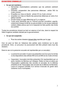 PLAN DE CONTINUITÉ DES SERVICES DES COURS MUNICIPALES - 19 mars 2020-2