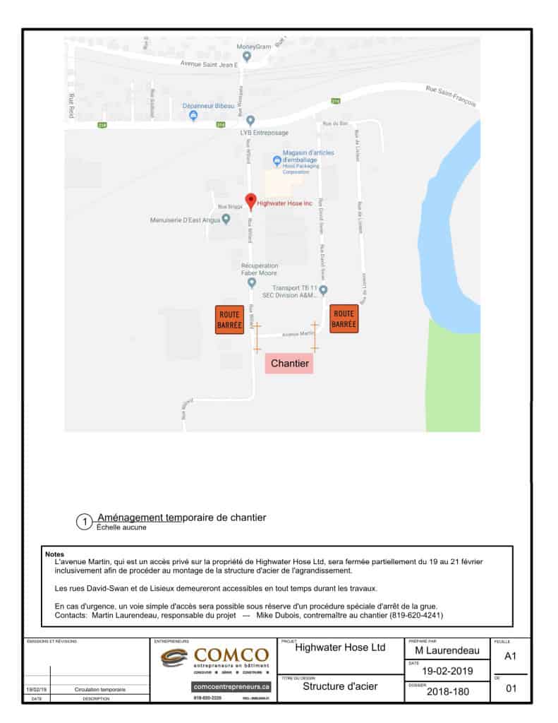 Plan de circulation temporaire