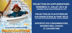 Projection de film 2015 - Paddington