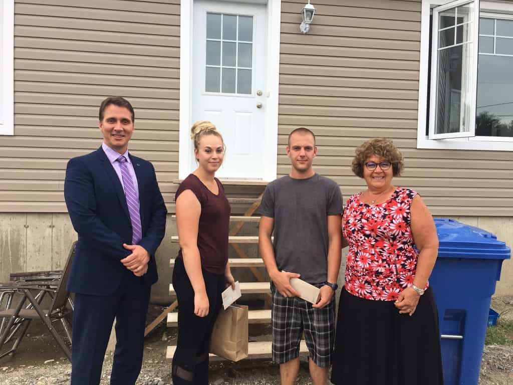 Sara-Maude Poirier et Cédrick Laroche