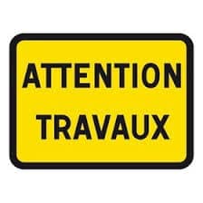 attention travaux