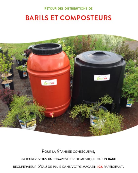 barils et composteur
