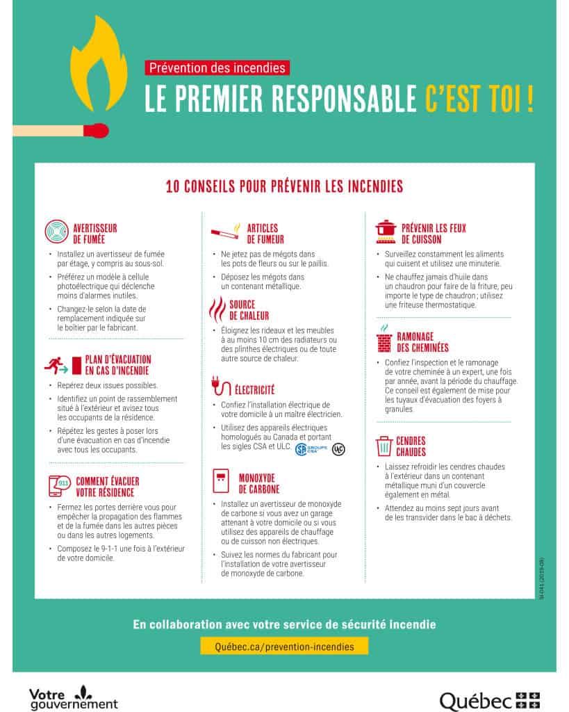 10 conseils pour prévenir les incendies - Prévention des incendi