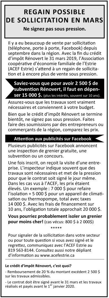 flyer_regain sollicitation mars_bulletins municipaux