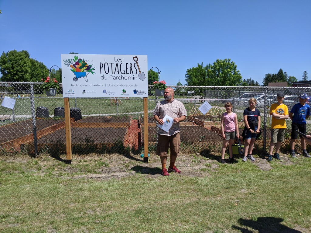 Jardin communautaire East Angus Potagers du Parchemin