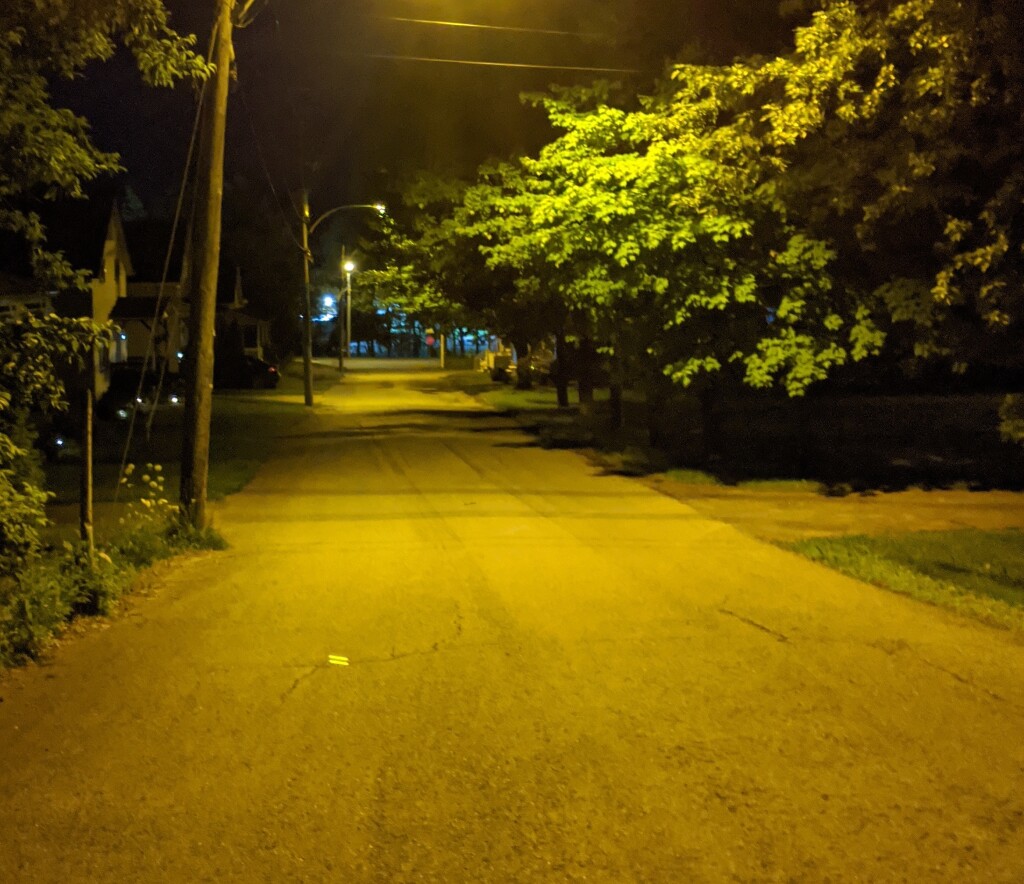 Éclairage de rue East Angus