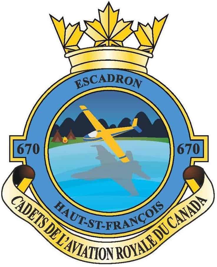 logo-Escadron670-Haut-St-Francois Escadron 670 - Haut-St-François - Cadets de l'aviation Royale du Canada