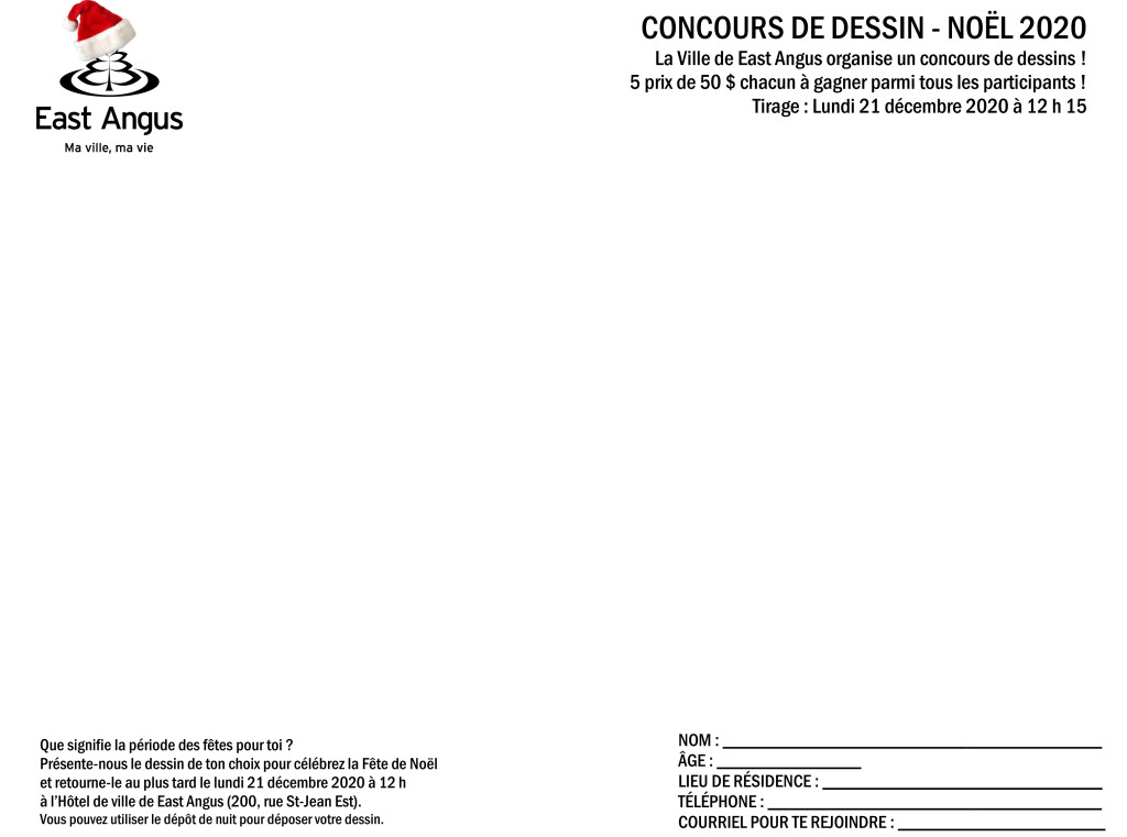 Concours de dessin de Noel